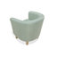 Kanisha Upholstered Barrel Chair with Footstool-36245443