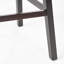 Tabouret de bar pivotant à 360 degrés avec superbe garniture cloutée, ensemble de 2, beige