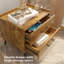 Table de chevet 20 po 2 tiroirs-2092234883