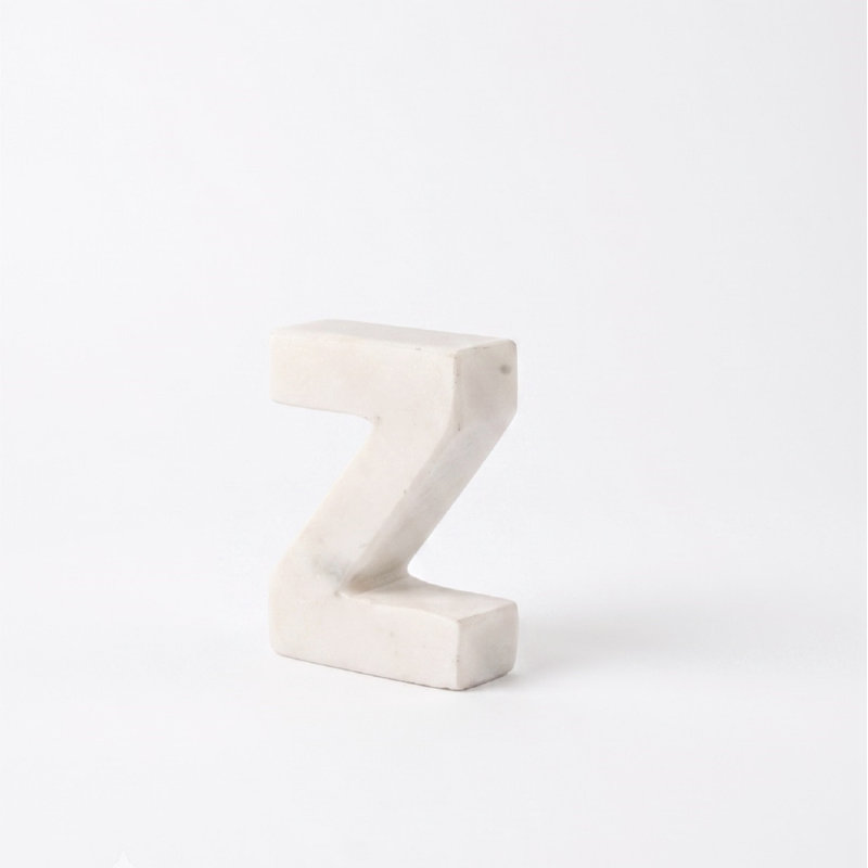 Zeb Text & Numbers Letter Block, Z