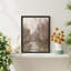 Hiver, automne, arbre, forêt pastel, impression d'art mural, paysage naturel, décoration murale encadrée sur papier-93487648-93487647