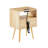Okawville Rattan Nightstand with Drawer Bed Side Table Modern Nightstand Bedroom End Tables-1188404850