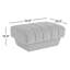 Repose-pieds rembourré de style moderne MINIMORE-16755842