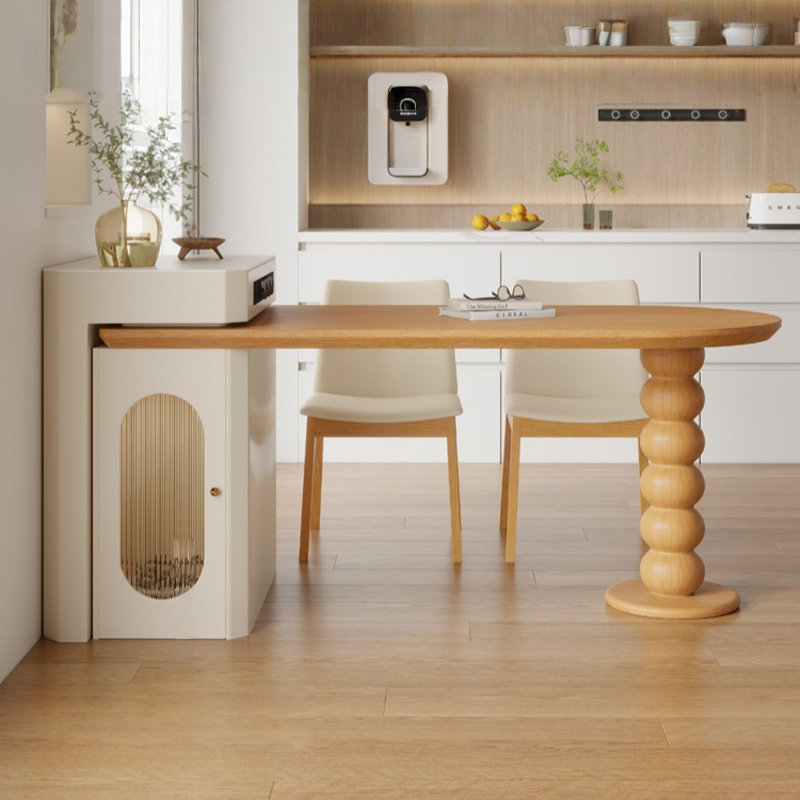 Simple and Creative Cream-style Dining Table