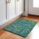 Premium Machine Washable Cerrito AMF533 Teal Rug