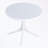 Round Plastic dining Table with sturdy legs