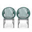 Ensemble de 2 chaises d'extérieur NUSA-730157572-730157579