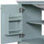 Base d'armoire de salle de bain 30 po seulement - Design moderne, porte et tiroir en bois massif, tablette réglable, base à assembler, 30 po, options de rangement-1196607342