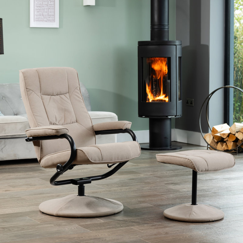 Porthleven 68 Wide Recliner, Light Brown