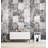 Geometric Square Gray Abstract Design Removable Wallpaper-2043021904