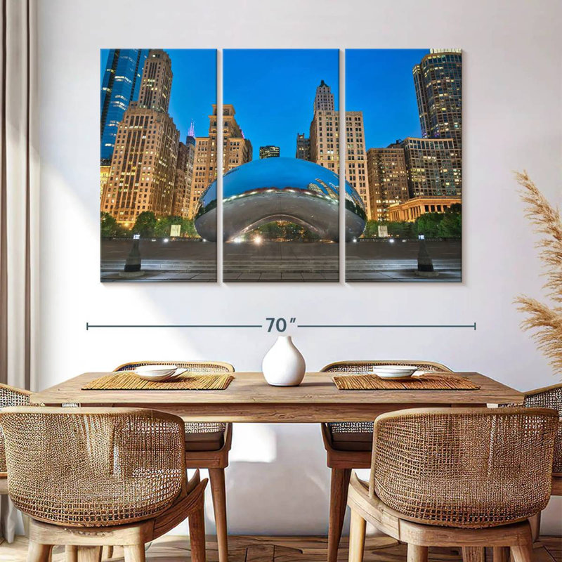 Sireci Cloud Gate Sculpture, 42" H x 65" W