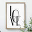 Love - Picture Frame Typography-62802514-62802517