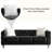 Egidia 83.07'' Velvet Sofa-596081209