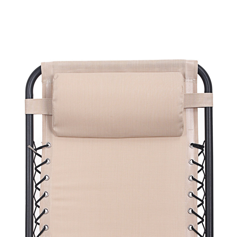 Chaise longue pliable à zéro gravité, Khaki