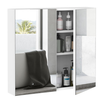 Armoire à pharmacie avec cadre en acier 24 po x 22 po Kleankin