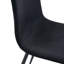  Ensemble de 5 tables de salle à manger rondes avec rangement double et chaises en coton haute résilience, noir-884929845