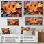 Jaune et orange, feuilles d'érable d'automne II - érable, art mural-2098842919-2098842918