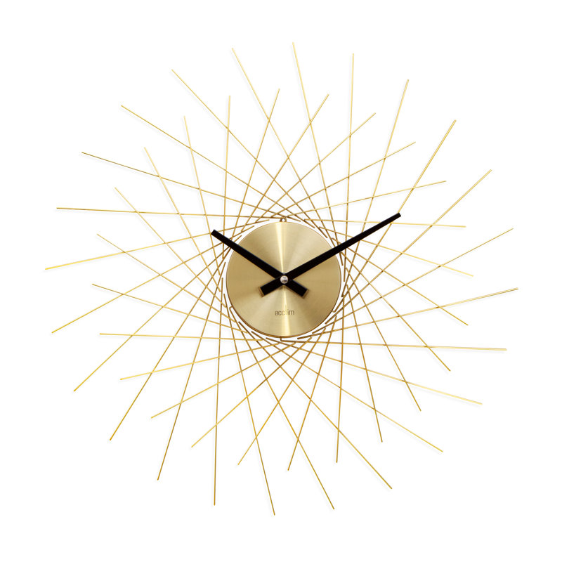49Cm Wall Clock, Gold