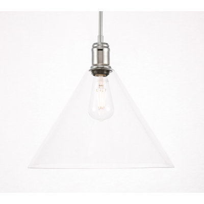 Luminaire suspendu conique à 1 lumière Sturm