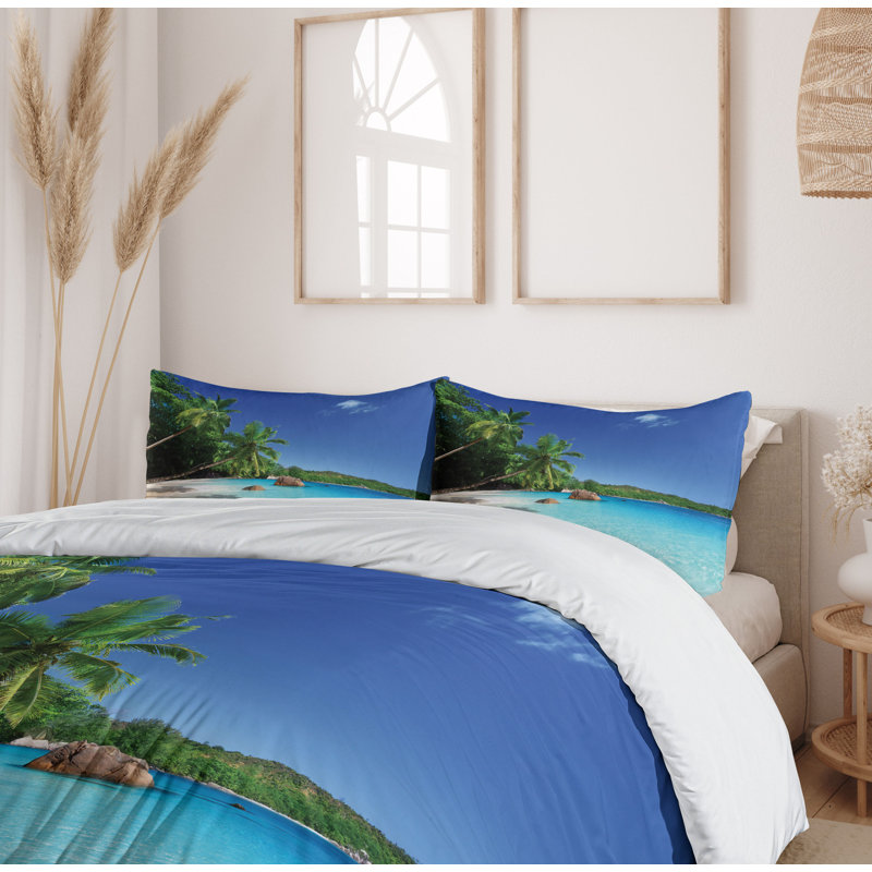 Coastal Polyester Duvet Cover, Queen