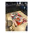Multi Color Pastel Abstract Pattern Woven Base Washable Area Rug-1800744142