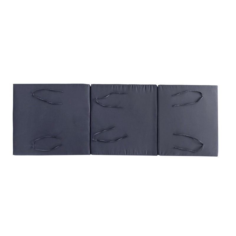 GRAY BROADWAY/IAN CHAISE LOUNGE CUSHION (TRIPLE FOLDS), Gray