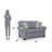 Tobias 61'' Upholstered Loveseat-108919571