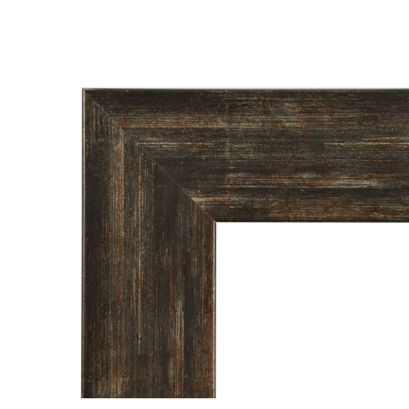 Hinatea Wood Rectangle Wall Mirror, 32" H x 77.5" W