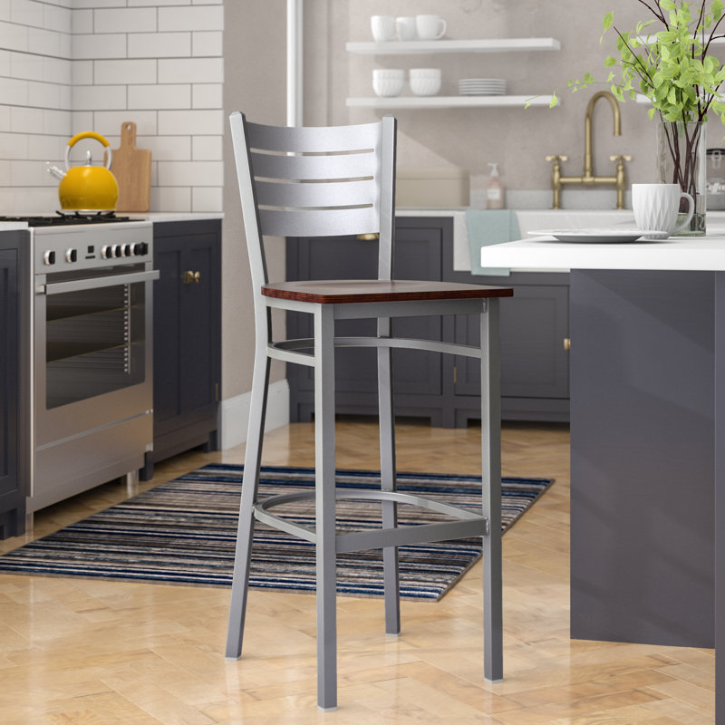 Tabouret de bar Elkton, Noyers, 1