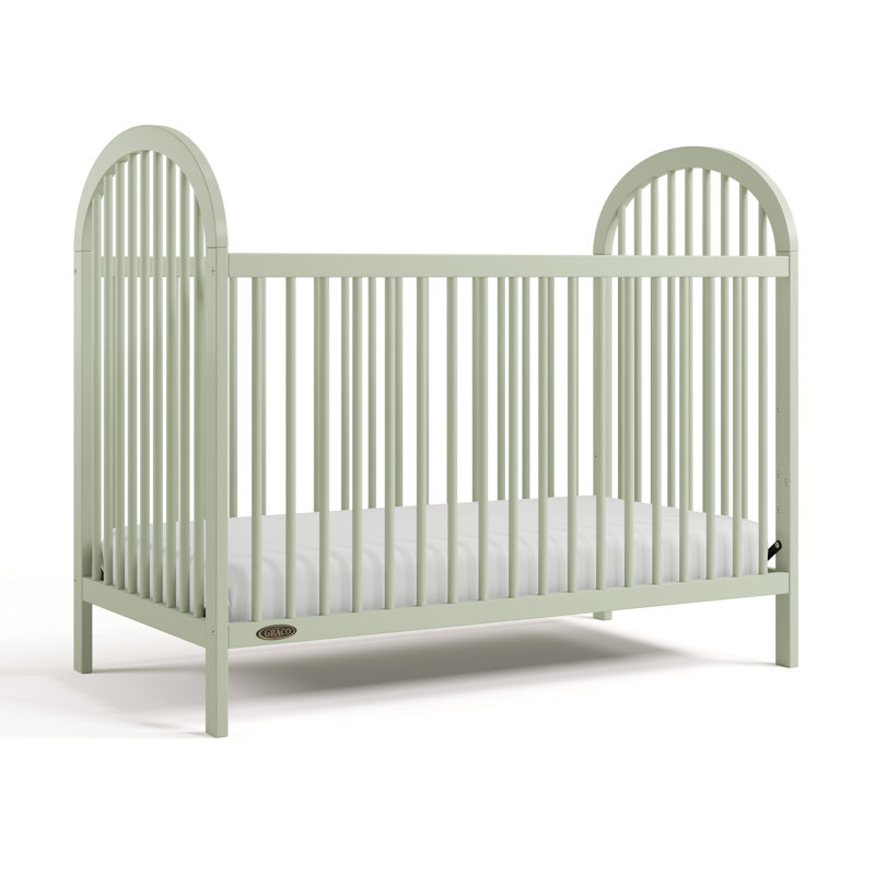 Olivia 3-In-1 Convertible Crib, No, Sage
