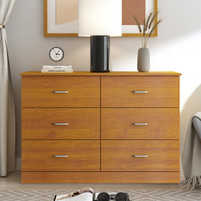Commode double à 6 tiroirs Allyannah