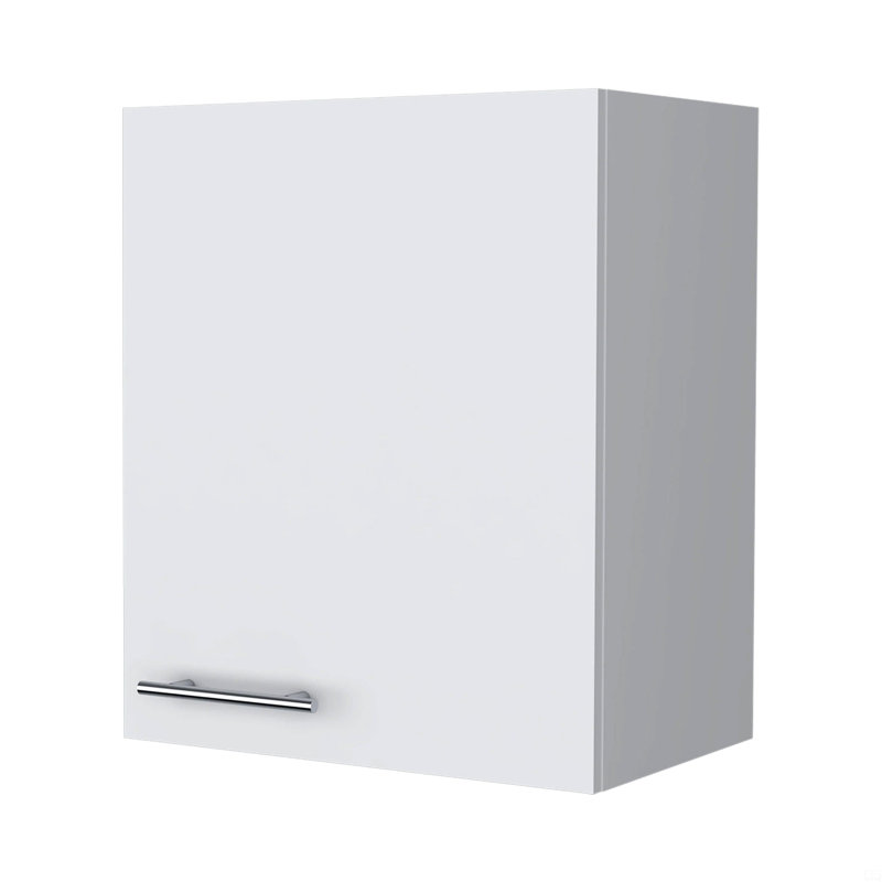 Wall Cabinet With 1 Door, White