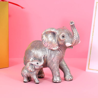Cute Elephant Figurines Home Décor