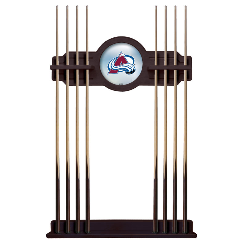 Porte-queues de billard 14 po NHL, English Tudor, Colorado Avalanche