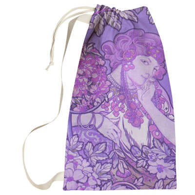Magdaleno Fabric Laundry Bag with Handles
