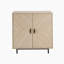 Armoire de rangement avec portes, armoire d'appoint moderne, buffets Decoratio grain de bois pour le salon, la cuisine, le vestibule