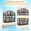 Manufactured Wood,Metal 29.7cm H Media Shelves