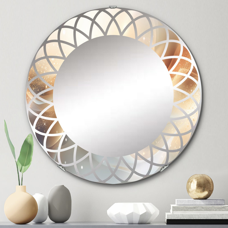 Worthey - Modern Wall Mirror Round, 24 po x 24 po