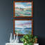 Vue pastorale - Ensemble de 2 peintures sur toile encadrées-716419608-716419613