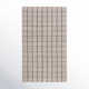 Abagail Light Check in Black/Beige with Backing