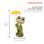 Smiling Frog with Yellow Umbrella Statue