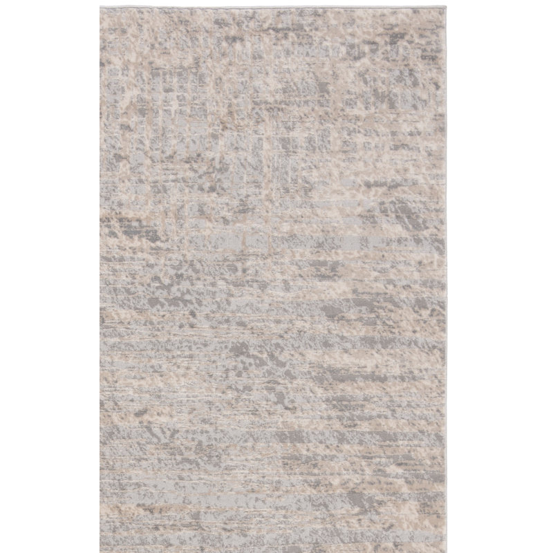 Tapis abstrait Keyra Performance, Carré 6 pi 7 po