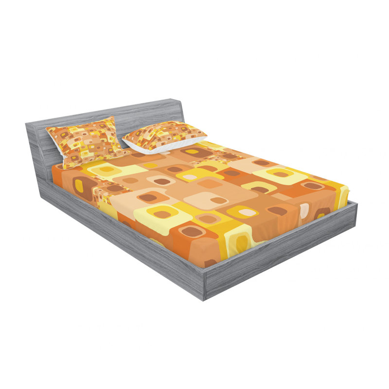 Microfiber Sheet Set, Queen Sheet Set with Fitted Sheet