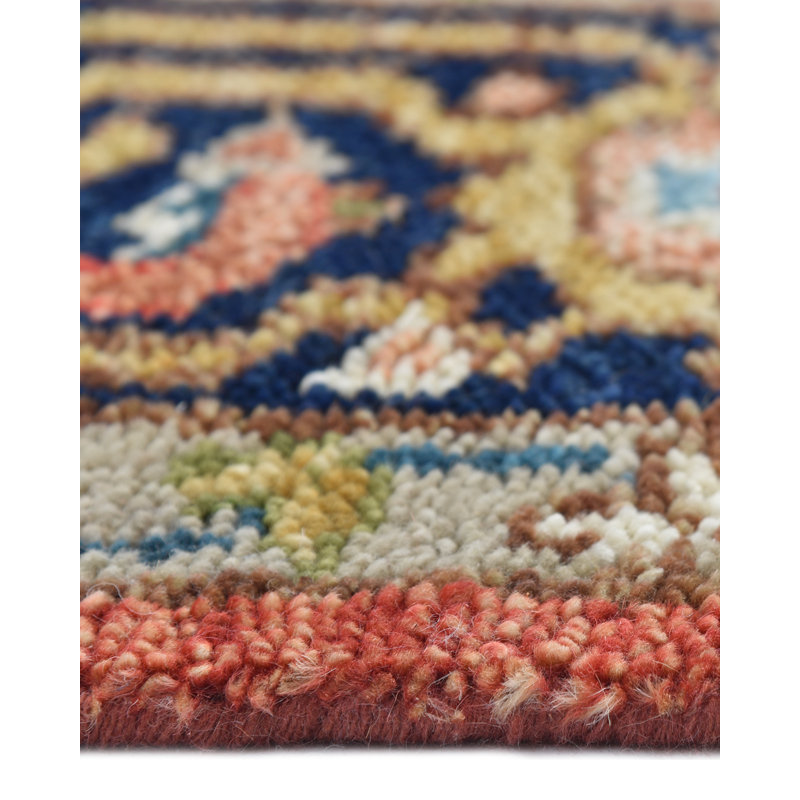 Miranda Hand Knotted Oriental Area Rug, Rectangle 9' x 12'