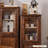 Modern Walnut Solid Wood Display Stand