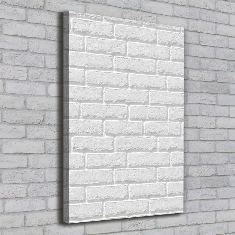 Brick Wall - Wrapped Canvas Print
