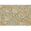Rug & Kilim’S Block Print Rug In Soft Gold, Beige And Blue Floral Motifs