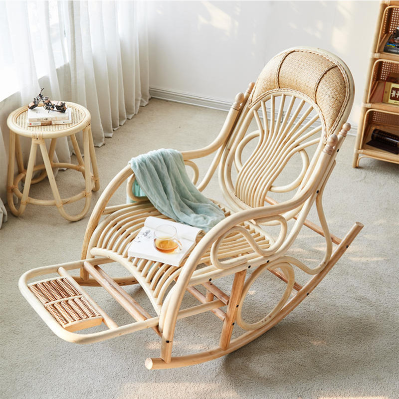 Fauteuil à bascule Leisure True Rattan Home