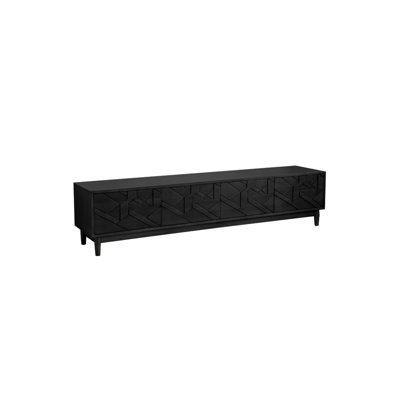 American style retro carved TV stand