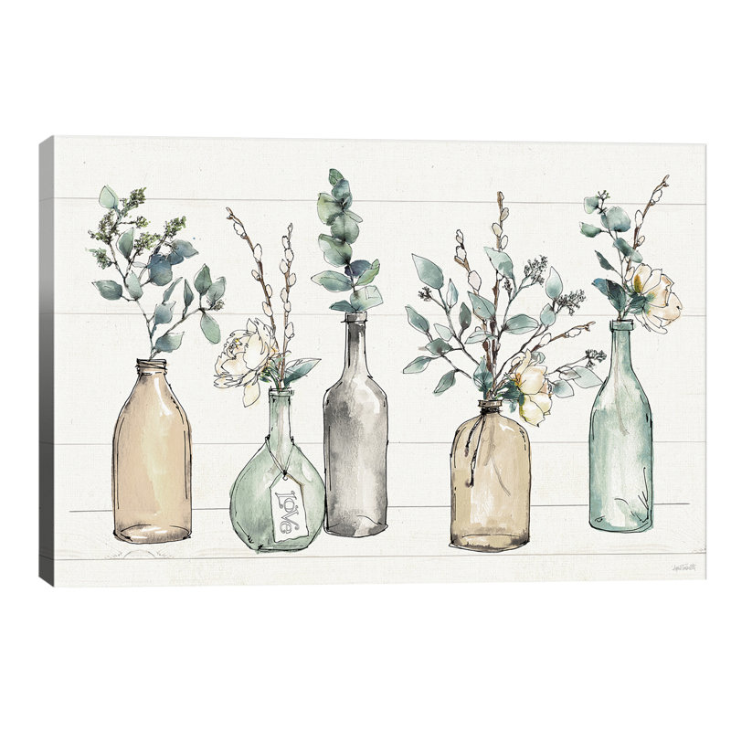 Modern Farmhouse I by Anne Tavoletti - Painting on Canvas, 101.6 cm H x 66.04 cm W x 3.175 cm D, No Frame